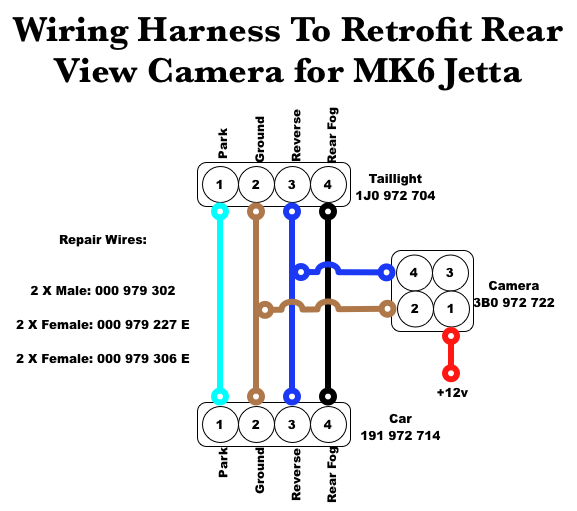 VWVortex.com - Vw Jetta Backup Camera mk6 jetta wiring diagram 